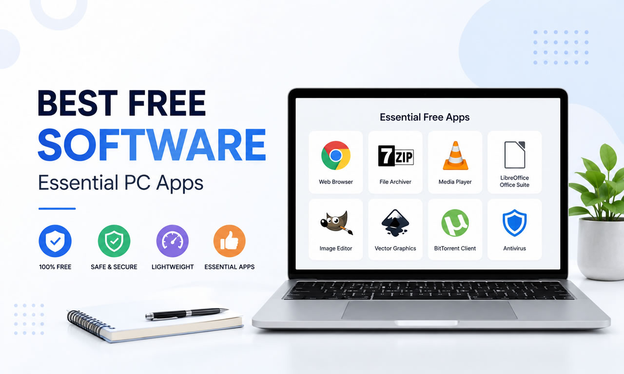 10 Best Free Software Every New PC Needs in 2026