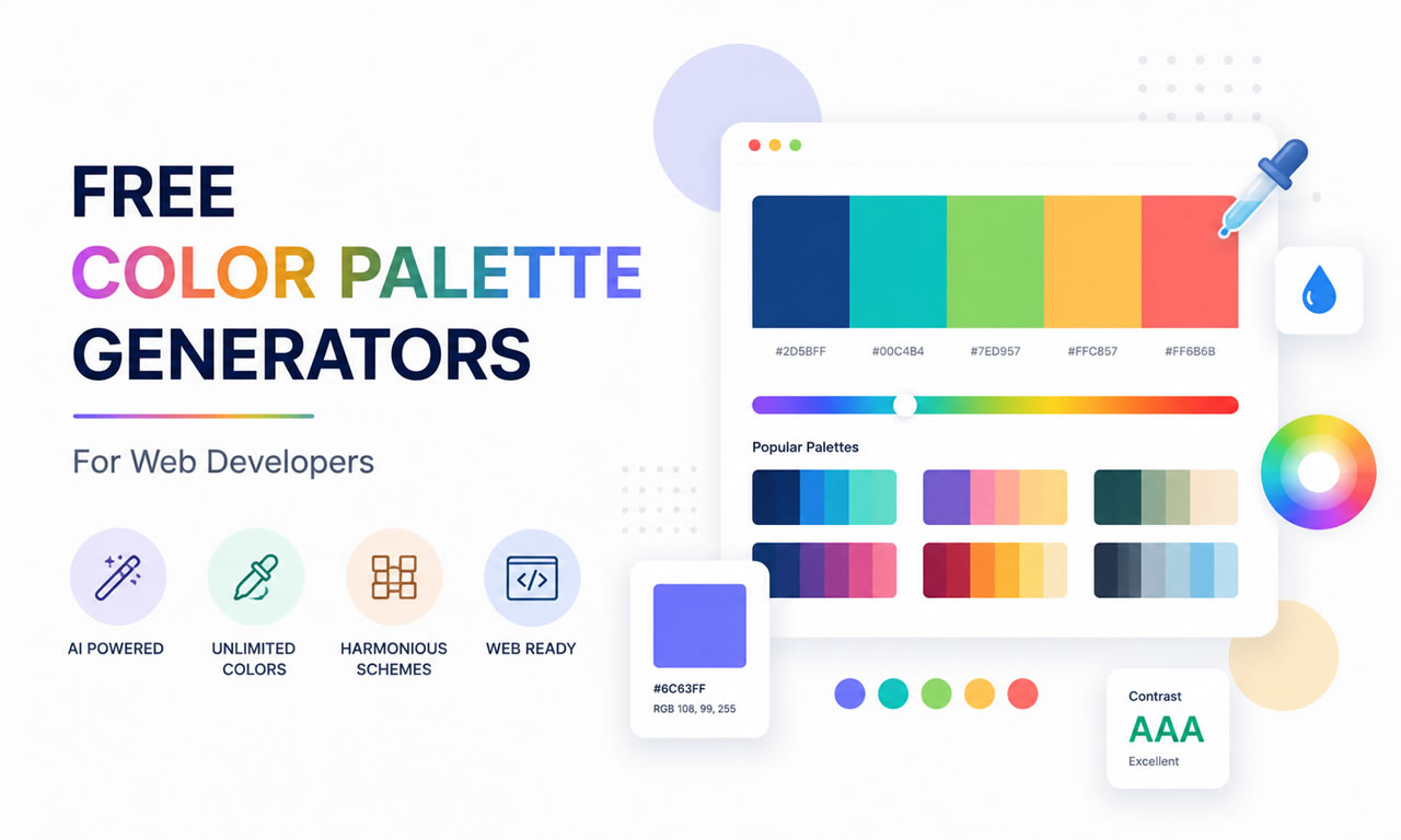 Top 5 Free Color Palette Generators for Web Developers