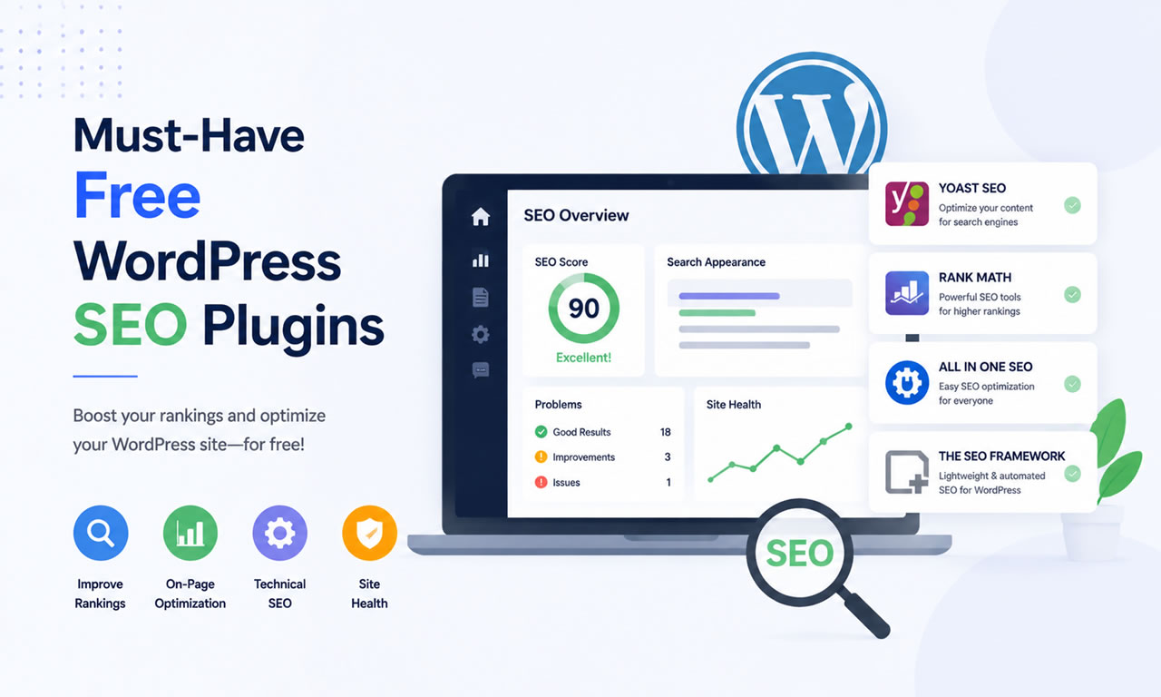 10 Must-Have Free WordPress SEO Plugins to Rank Higher in 2026